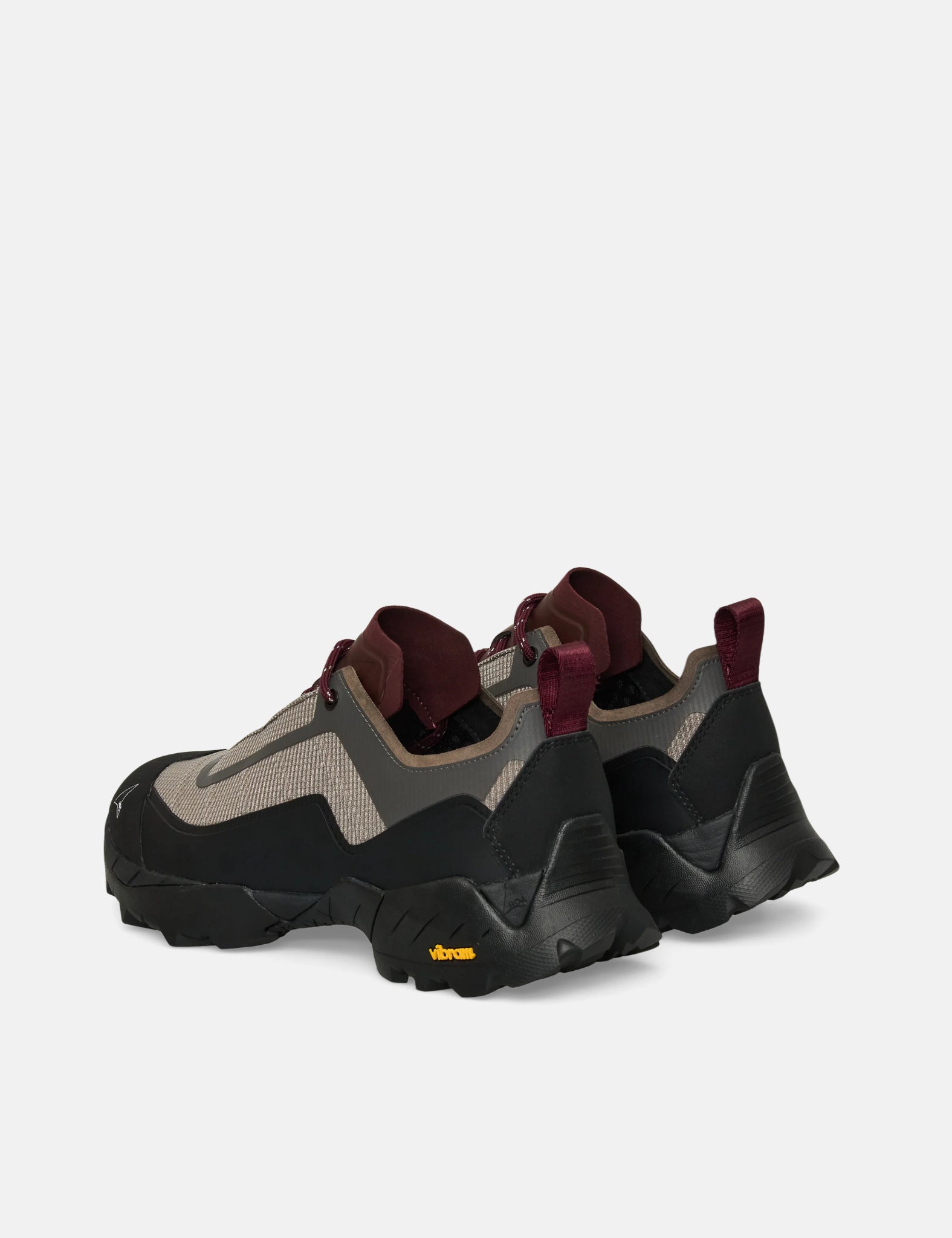 ROA Katharina Light Trainers - Taupe/Burgundy — Benchmark