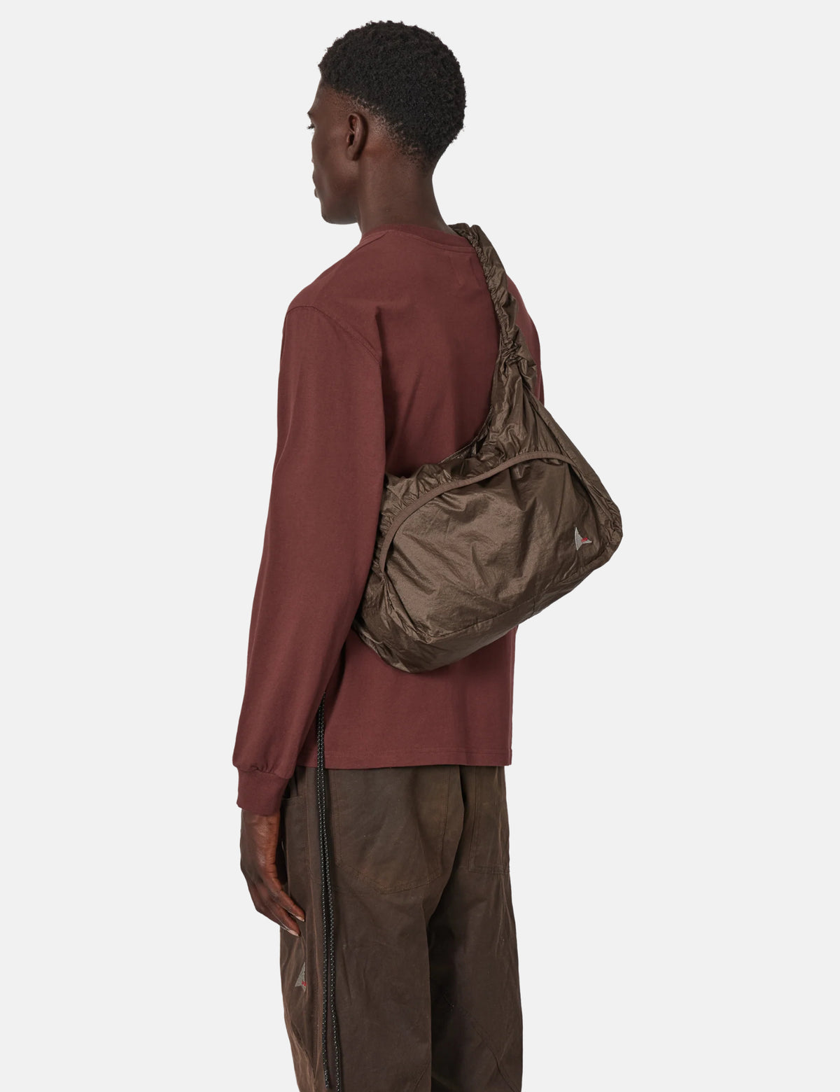 ROA LAKI Packable Knot Bag - Taupe Brown