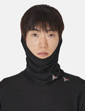 ROA Ashi Wool Tencel Neckwarmer - Black