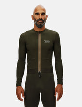 Pas Normal Studios Escapism Long Sleeve Jersey - Dark Olive Green