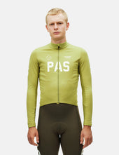 Pas Normal Studios PAS Mechanism Thermal Long Sleeve Jersey 2.0 - Dark Lime